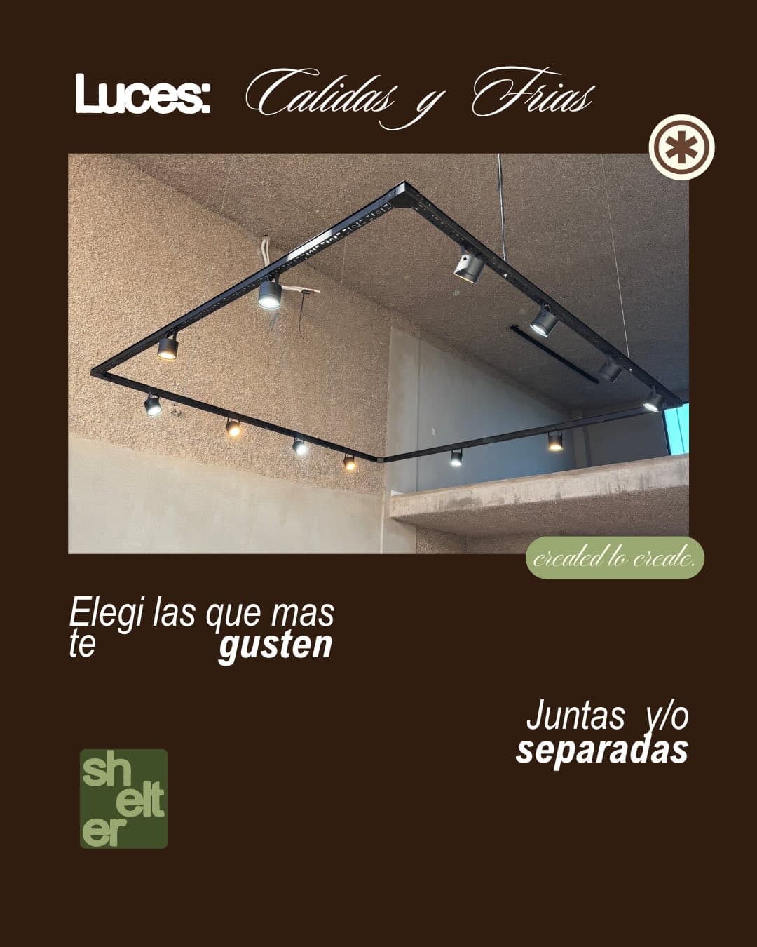 Luces cálidas y frías